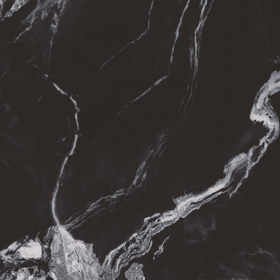 Γυαλιστερό πλακάκι Keros Broussard Negro 59,6×59,6 - πορσελανάτος γρανίτης